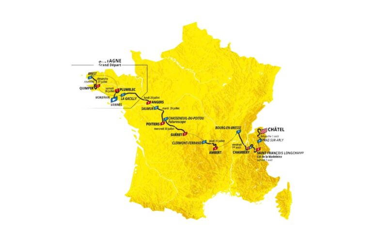 parcours tour de france feminin 2025