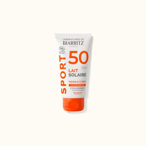 lait solaire sport spf50 labo biarritz