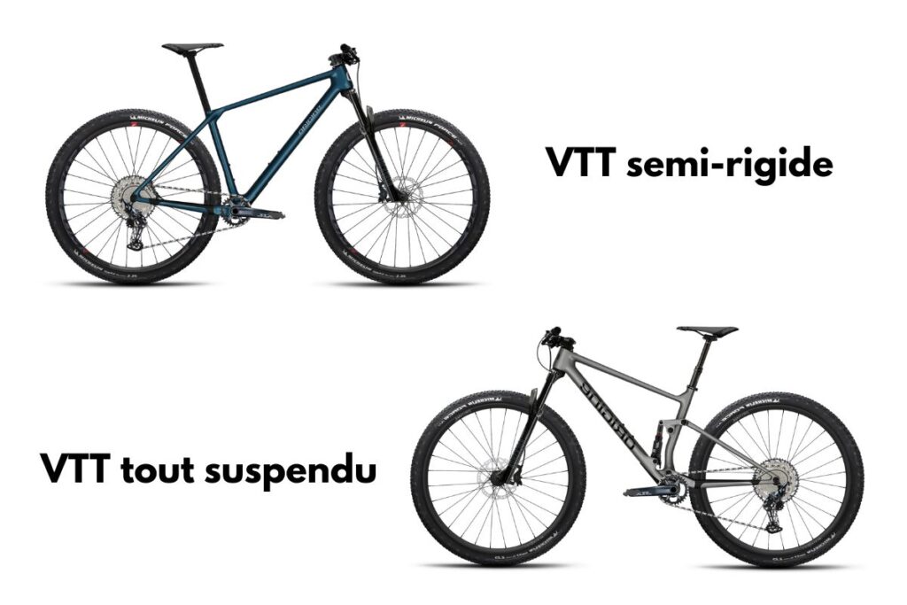 vtt semi rigide vs tout suspendu